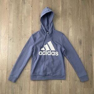 Blue/Purple Adidas Hoodies with Pouch Pockets